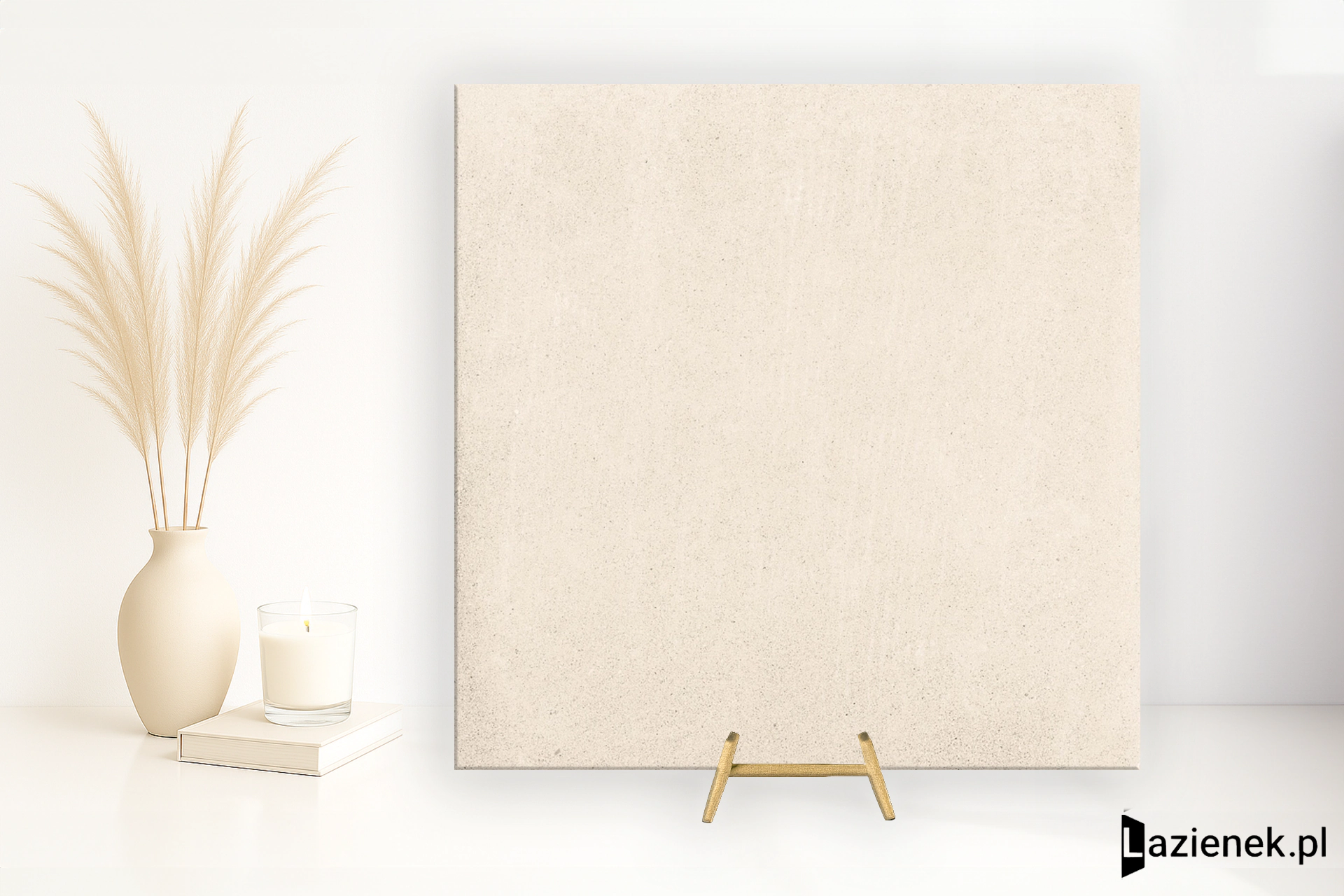 Casalgrande Padana Pietra Baugè Bianca połaczenie mat-poler 90x90 cm gr. 9 mm - płytka rektyfikowana/2990255